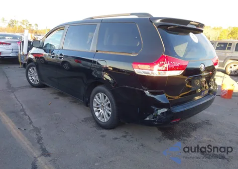 2014 Toyota Sienna Xle V6 8 Passenger z USA, uszkodzony, nr VIN 5TDYK3DCXES510007